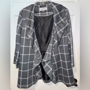 Calvin Klein Gray Suit Jacket